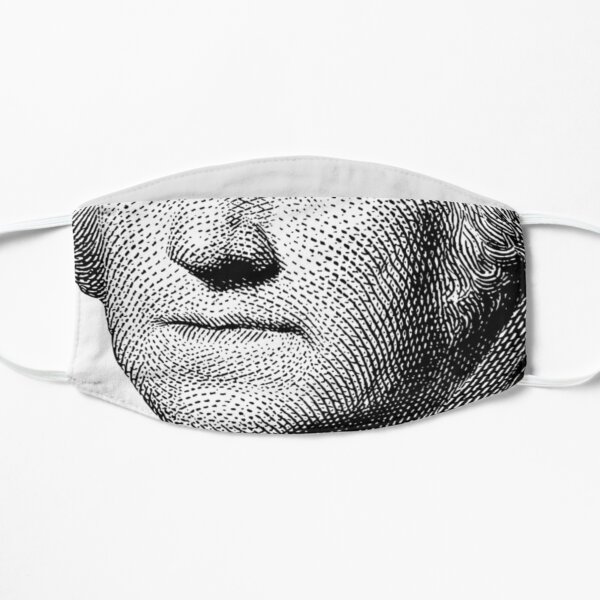 George Washington Mouth Flat Mask