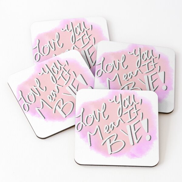 Item preview, Love you, Mean it, BYE designed and sold by ajenkins2015.