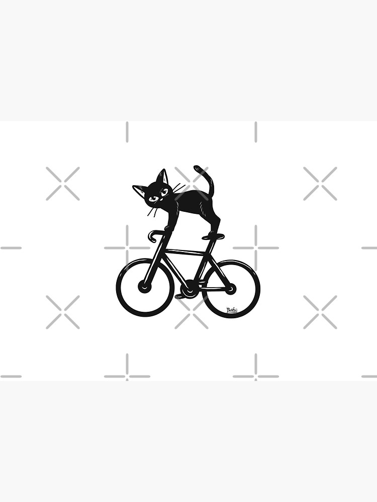 Cat loves a bike by BATKEI