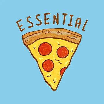 Artwork thumbnail, Essential Pizza by CCCDesign