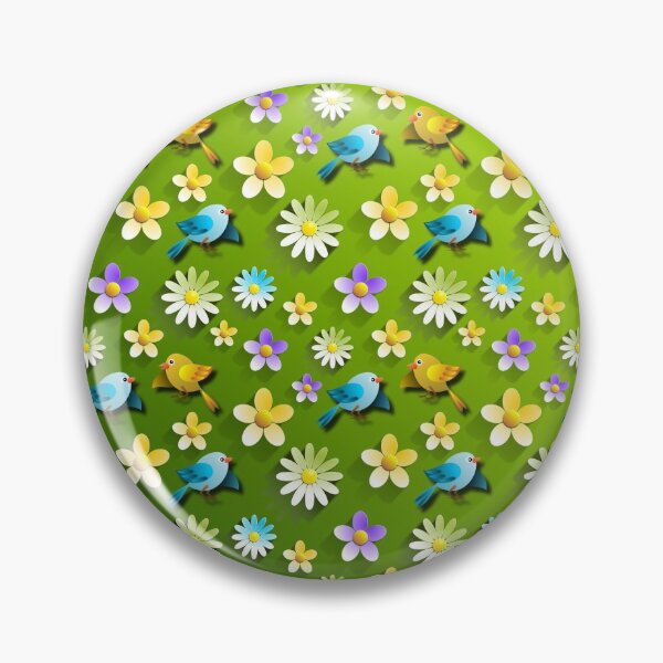 Item preview, Floral Pattern With Birds designed and sold by FantasySkyArt.