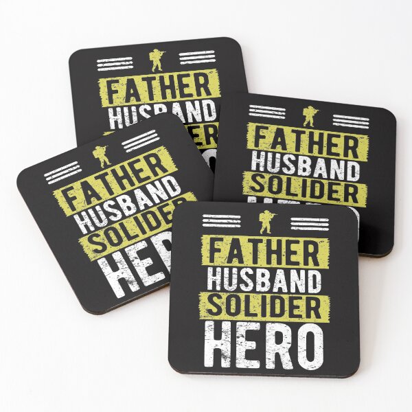 Item preview, Father Husband Solider Hero t shirt designed and sold by Dan66.