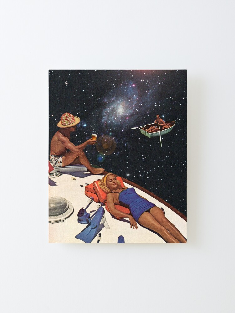 Alternate view of Galactic Summer Mounted Print