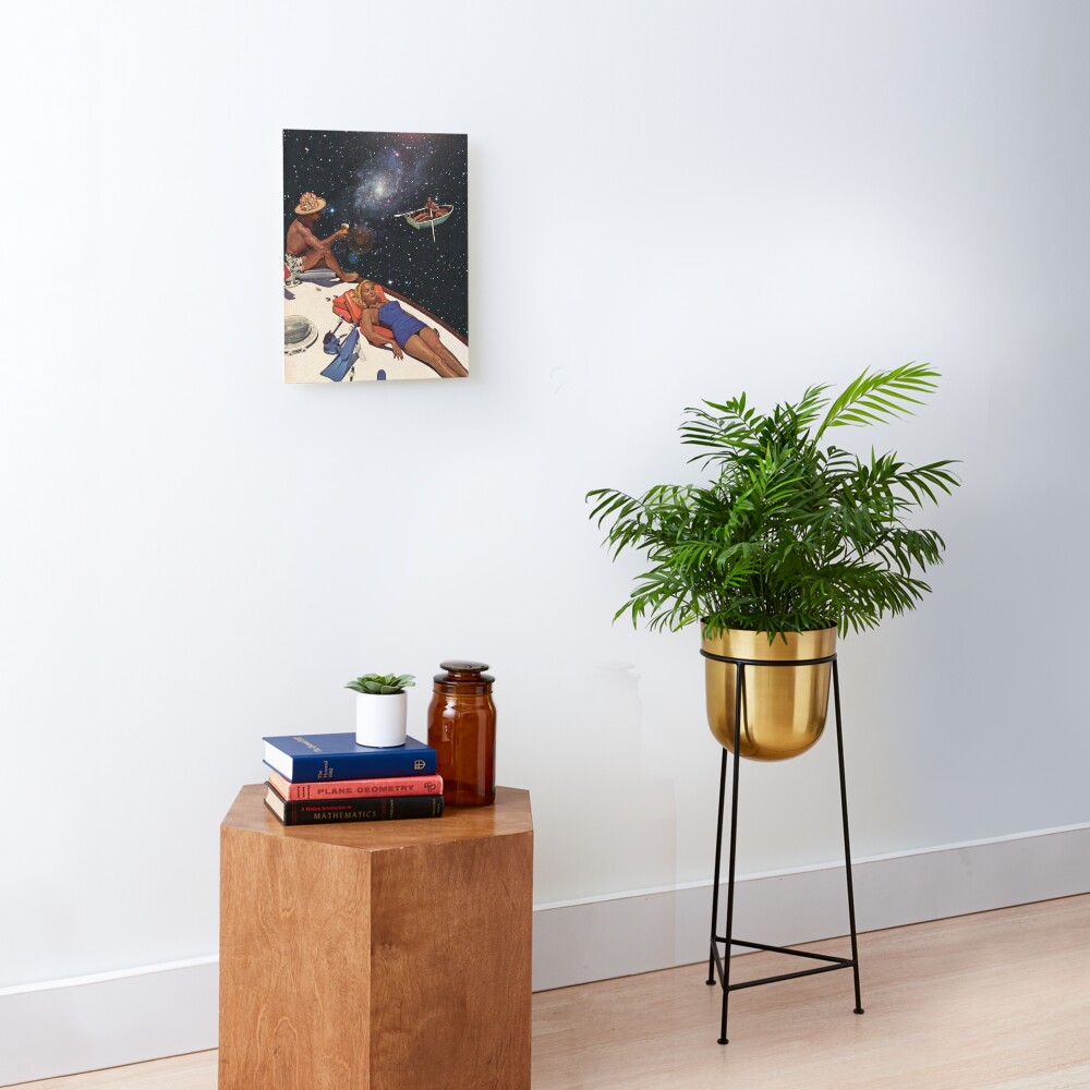 Galactic Summer Mounted Print