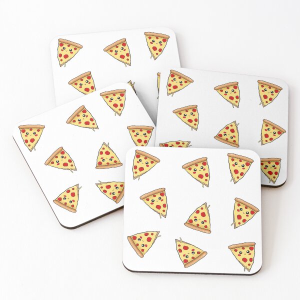 Poomki - Pizza Coasters (Set of 4)