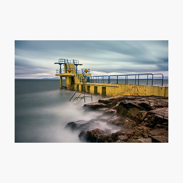 Blackrock Diving Tower Salthill Galway Ireland. Photographic Print
