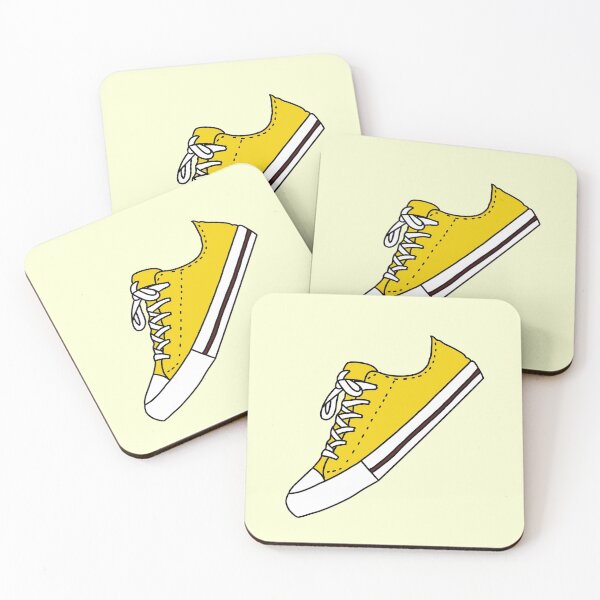 Item preview, yellow chuck taylor designed and sold by AnnieGarbs.