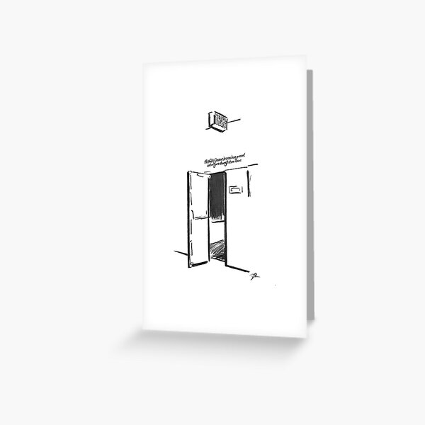 Stage Door London - Prince Edward Theatre Greeting Card