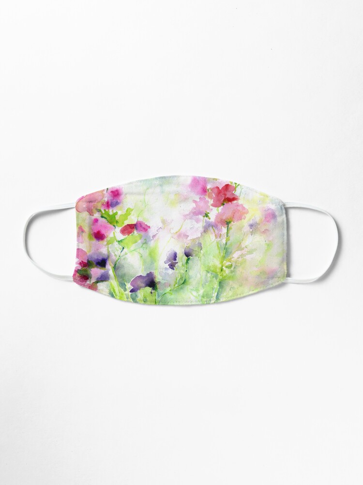 Alternate view of Sweeeet sweet peas Mask