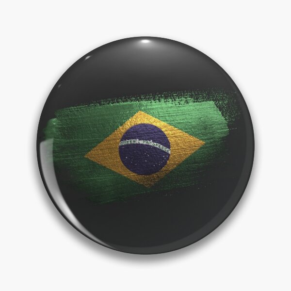 Item preview, Brazil Brush Stroke Flag Face Mask designed and sold by AmoreRoso.