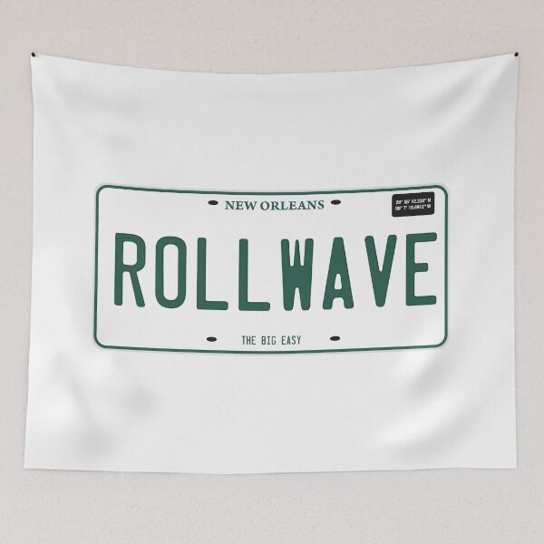 Item preview, Roll Wave License Plate designed and sold by jaxcksn.