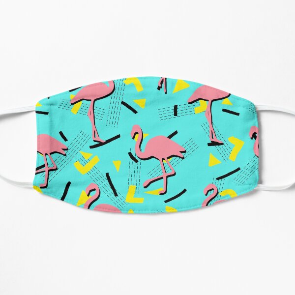 Flamingos Memphis Flat Mask