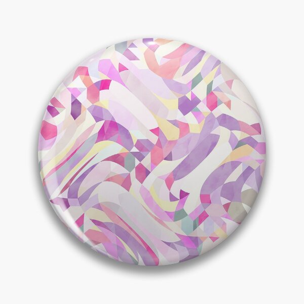Item preview, Calypso Pattern in Pastel Purple, Pink, Yellow, and White designed and sold by Kelly Dietrich Mandala & Fractal Art.