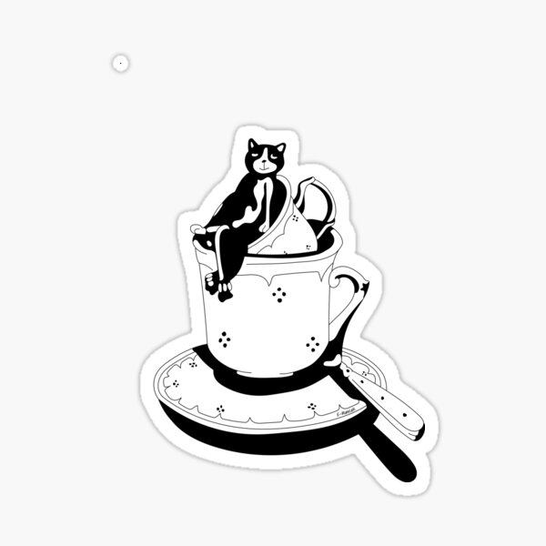 Tea Time Sticker