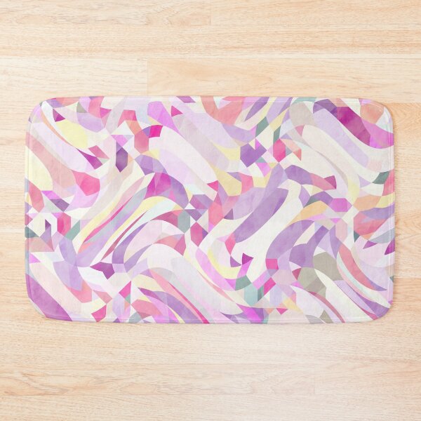 Item preview, Calypso Pattern in Pastel Purple, Pink, Yellow, and White designed and sold by Kelly Dietrich Mandala & Fractal Art.