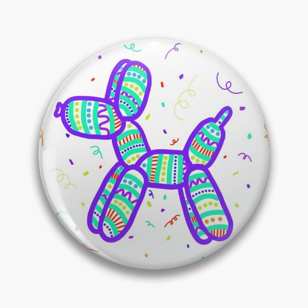 Item preview, Balloon Dogs Party in Purple, Teal designed and sold by Whoopsidoodle.
