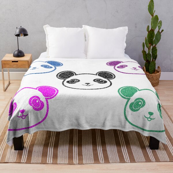 Item preview, Cute Panda Faces With Distressed Effect designed and sold by Almdrs.
