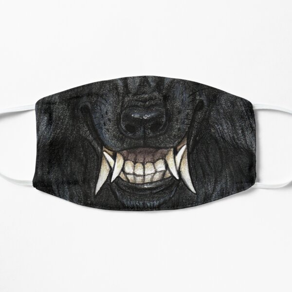 Tribal Werewolf Moon Flat Mask