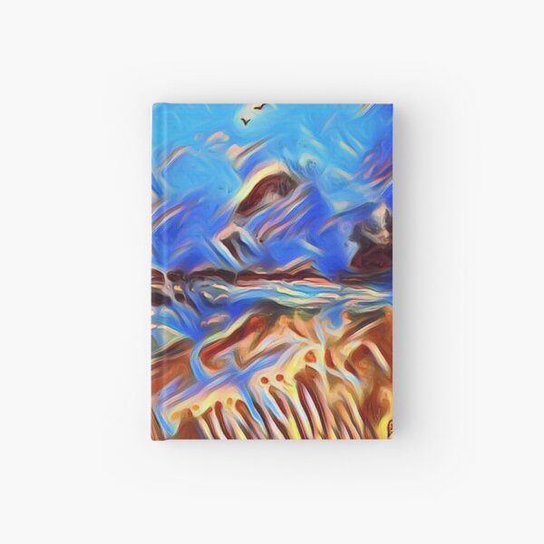 Holiday Dreaming 24 designed and created by (c) Janet Watson Art Hardcover Journal