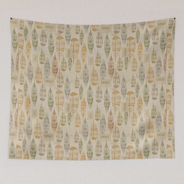 Item preview, Vintage Feathers Tribal designed and sold by Rainbows Galore.