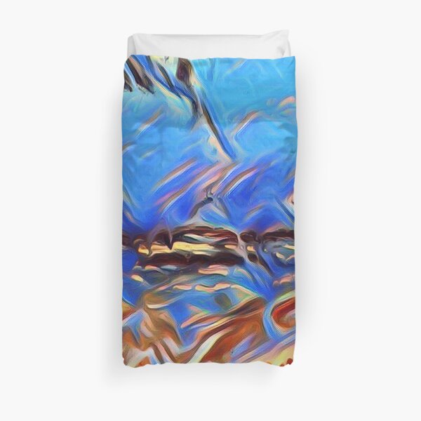 Holiday Dreaming 24 designed and created by (c) Janet Watson Art Duvet Cover