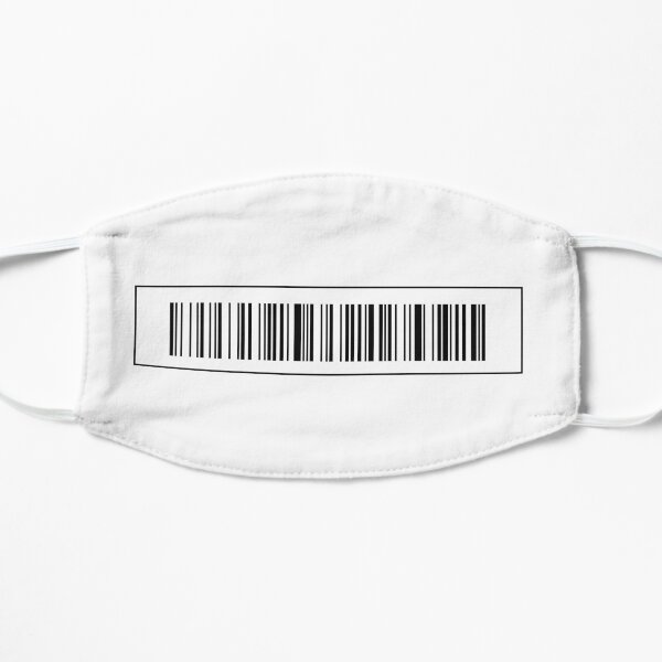 Back Off Nerd Barcode Flat Mask