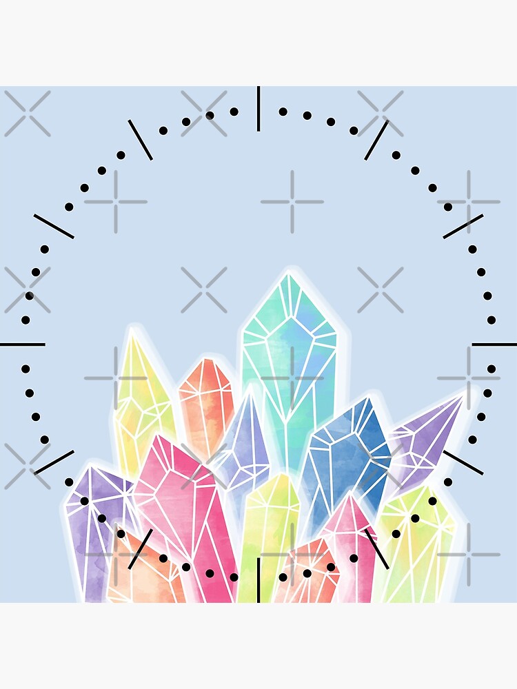 Crystals Blue by PrintablesP
