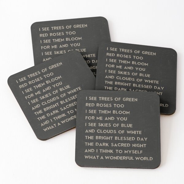 Item preview, Wonderful World designed and sold by Kristen Glanzmann.