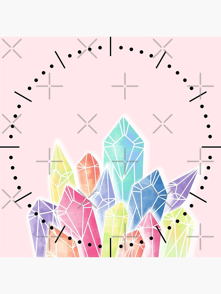 Crystals Pink by PrintablesP