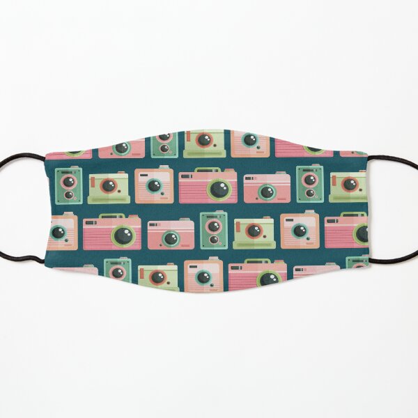 Vintage Camera Pattern No. 2 Kids Mask