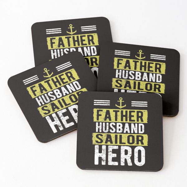 Item preview, Father Husband Sailor Hero Father's Day T Shirt designed and sold by Dan66.