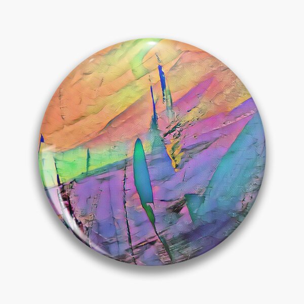 Item preview, Vibrant  Abstract Landscape Painting designed and sold by bipolarvirgoart.