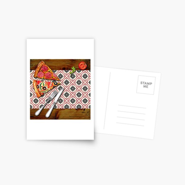 Pizza Postcard