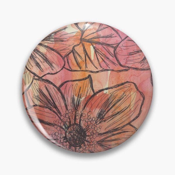 Item preview, anemone windflower on watercolor designed and sold by kaitlynraeart.