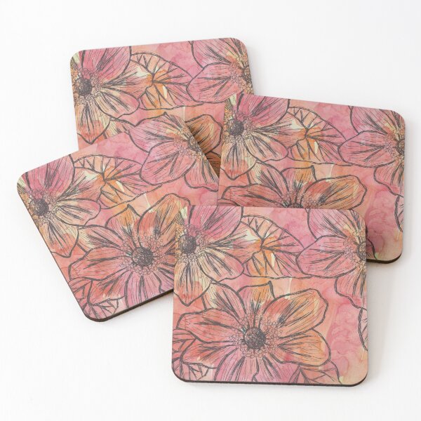 Item preview, anemone windflower on watercolor designed and sold by kaitlynraeart.