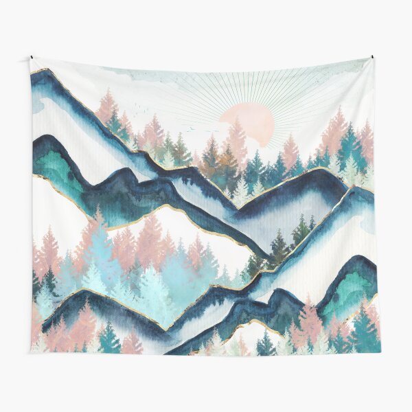 Aperçu de l'œuvre Forêt d'hiver créée et vendue par spacefrogdesign.