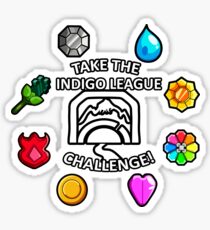 Indigo League Sticker