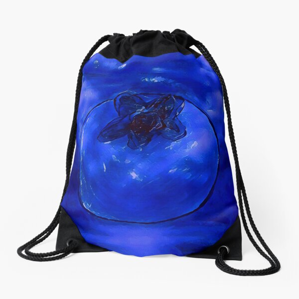 Blueberry Drawstring Bag