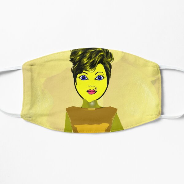 Ms. Lemonade Flat Mask