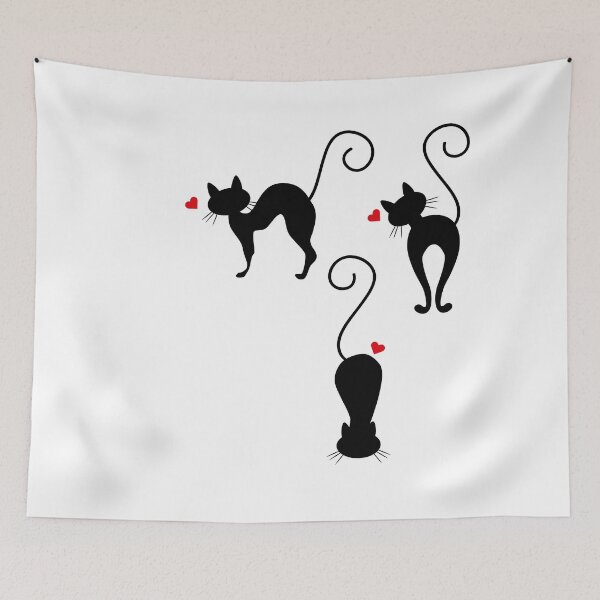 Item preview, black and lovely cats sticker designed and sold by anh04.
