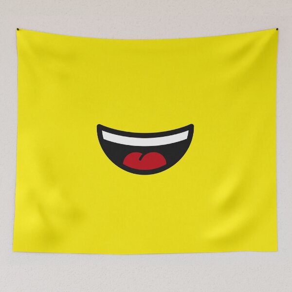 Item preview, SMILE - MINIMALIST DESIGN - FUNNY FACE MASK  designed and sold by Tropical Blood.