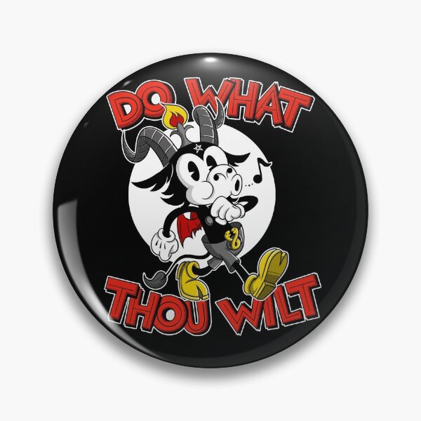 Item preview, Do What Thou Wilt Baphomet 30s Cartoon Occult Esotericism designed and sold by AlteregoShop.