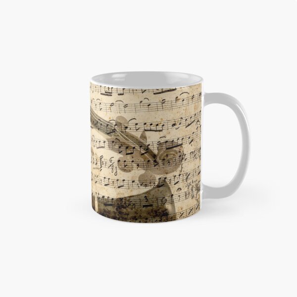 Item preview, Violin and clarinet musical note background designed and sold by Grégory DUBUS.