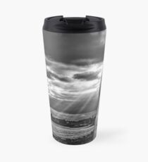 Dramatic Sky with Hot Model on the Thames in London Travel Mug