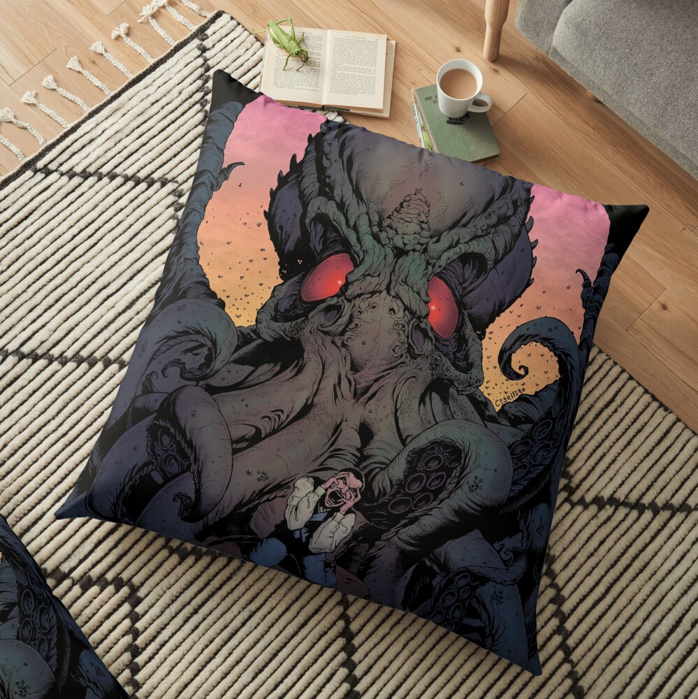 The Eternal Cthulhu Floor Pillow
