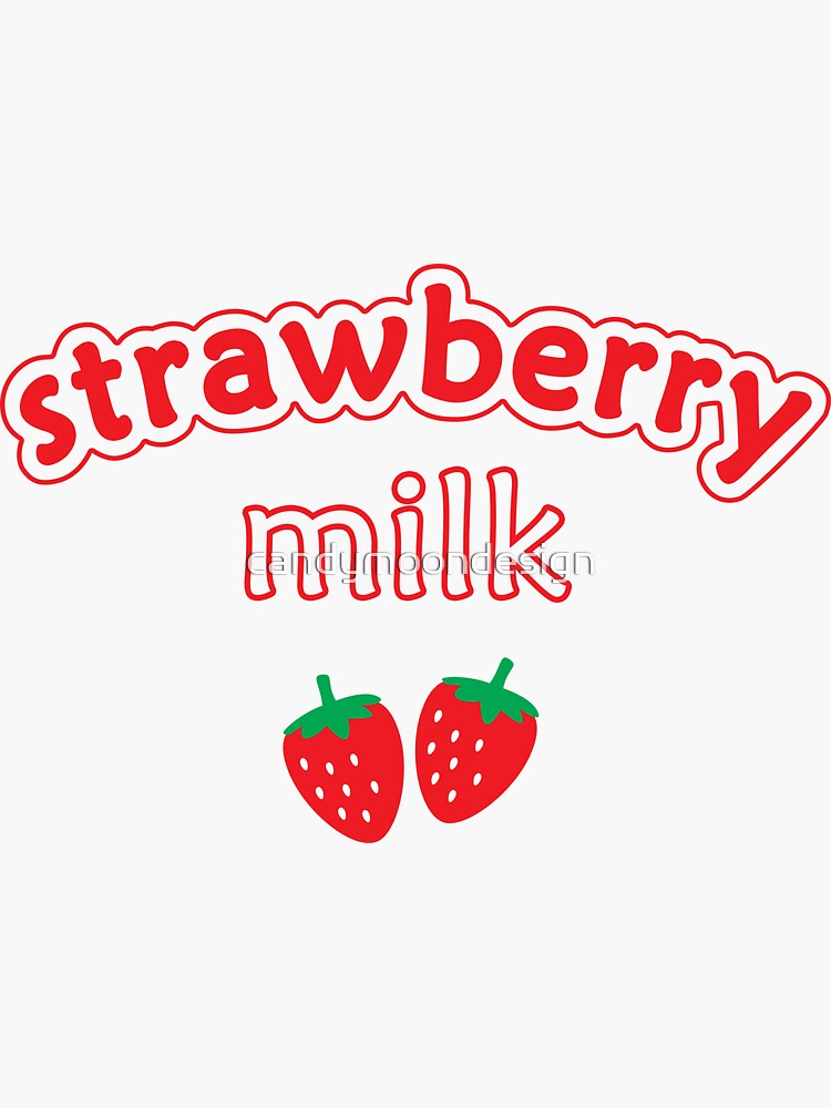 Kawaii Anime Chibi - Strawberry lover' Sticker