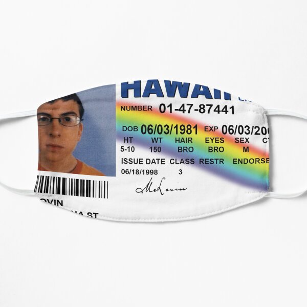 Superbad Fake ID License Mask