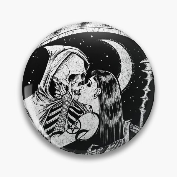 Item preview, Blackcraft Vintage Death the Grim Reaper Kiss Tarot Card designed and sold by AlteregoShop.