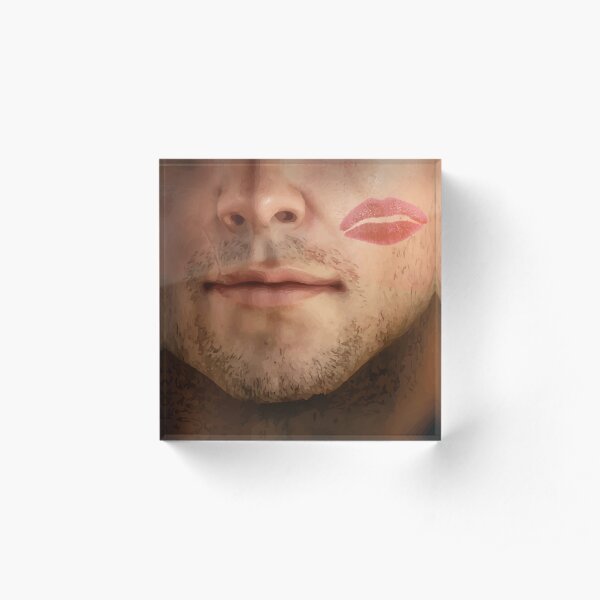 Commander Cullen Rutherford Kissed Acrylic Block