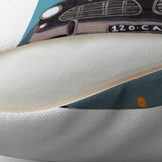 Alternate view of Black Volvo Amazon Throw Pillow